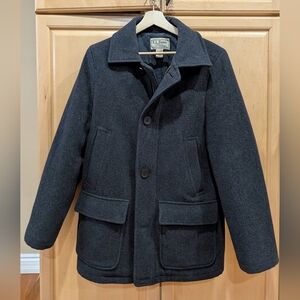 LL Bean Men's Maine Guide Wool Parka Small
